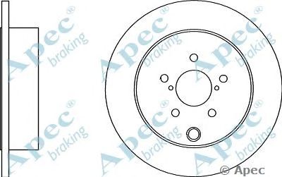 APEC BRAKING dsk3040 -  Тормозной диск